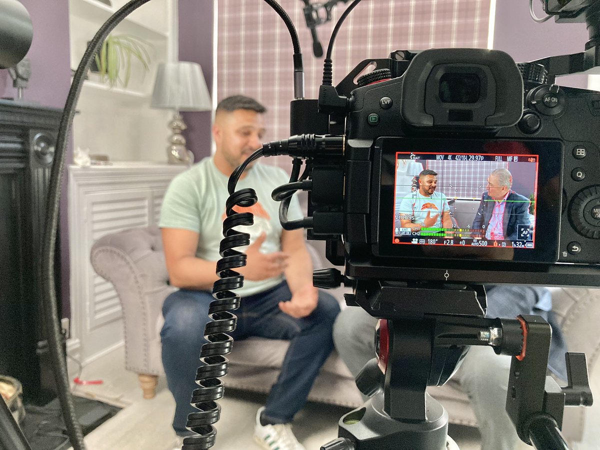 We’ve been in #Leeds filming!  Such an inspiration listening to <a href="/billa77/">billa</a> tell his story from local drug dealer to local community leader
