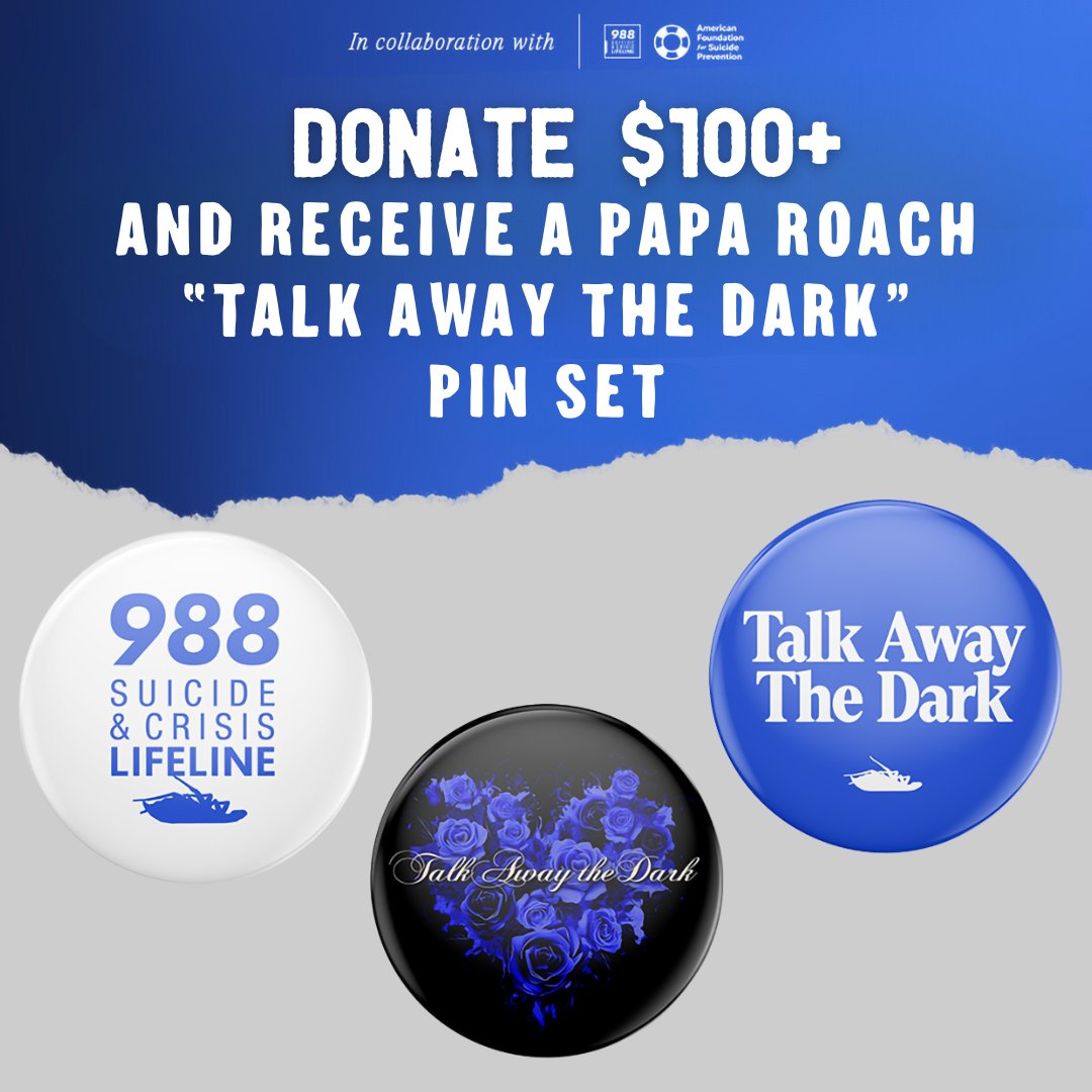paparoach's tweet photo. Win a trip to come hang with us in LA and listen to some new songs! PLUS a signed guitar and two tickets to a future show. 

Donate now to support @afspnational &amp; help save lives &amp; bring hope to those affected by suicide. 

Donate To Win: https://t.co/AIPrMyuNKI

@winwithfandiem https://t.co/ryIYdWEre7