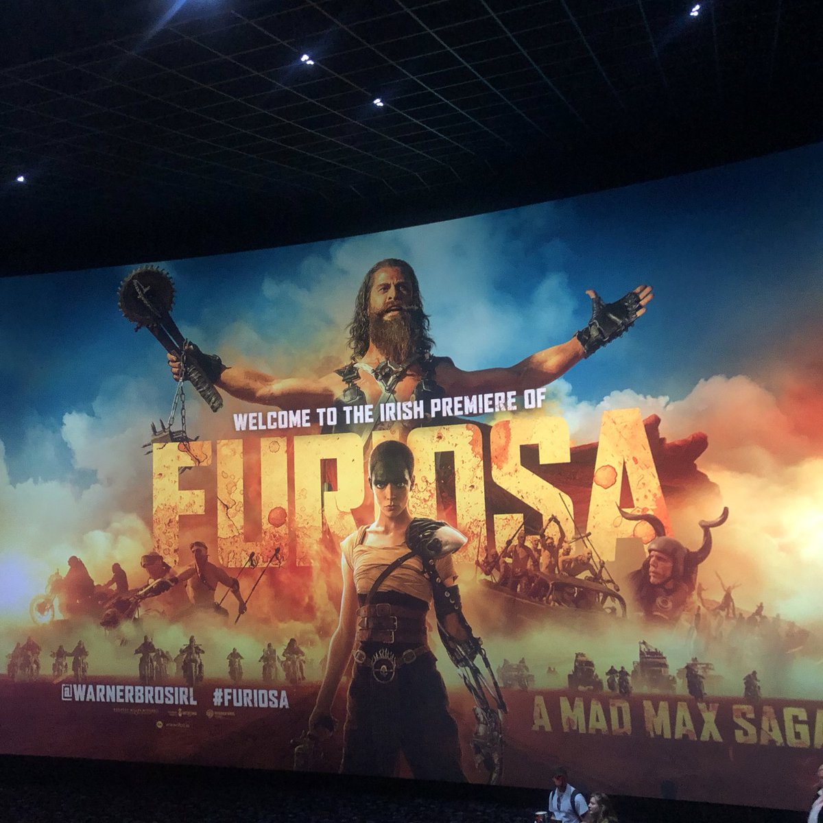 Academy members are attending the Irish premiere of #Furiosa tonight with thanks to @WarnerBrosIRL In cinemas this Friday