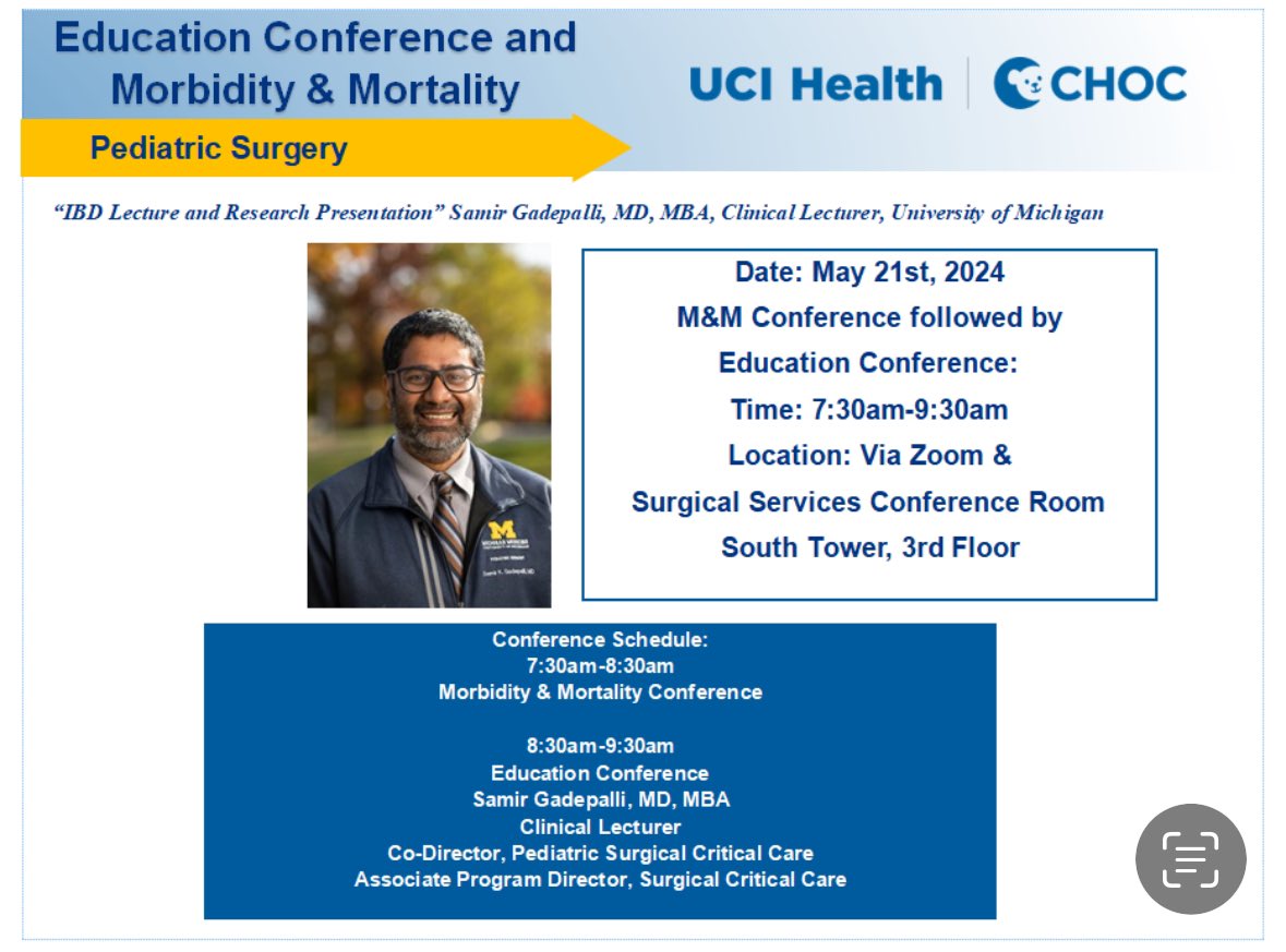 Yigit Guner (@ysguner) on Twitter photo Thank you <a href="/SamirGadepalli/">Samir Gadepalli</a> for fantastic lecture on IBD <a href="/MottChildren/">C.S. Mott Children's</a> <a href="/APSASurgeons/">APSA Surgeons</a> <a href="/chocchildrens/">CHOC</a> <a href="/UCIrvineSurgery/">UC Irvine Surgery</a> Thank you <a href="/SamirGadepalli/">Samir Gadepalli</a> for fantastic lecture on IBD <a href="/MottChildren/">C.S. Mott Children's</a> <a href="/APSASurgeons/">APSA Surgeons</a> <a href="/chocchildrens/">CHOC</a> <a href="/UCIrvineSurgery/">UC Irvine Surgery</a>