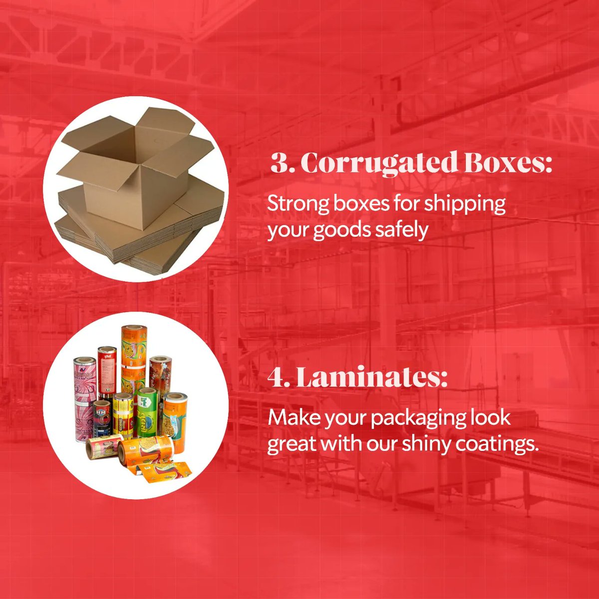 geoenix's tweet photo. Give your products the best packaging with #Geoenix®!

Secure with Induction Seals, protect with EPE Liners, ship safely in Corrugated Boxes, and dazzle with Laminates.

 Upgrade your #packaging game today with Geoenix®!

#efficientpackagingsolution #geoenixoilpackaging https://t.co/iXFUHdYYqz