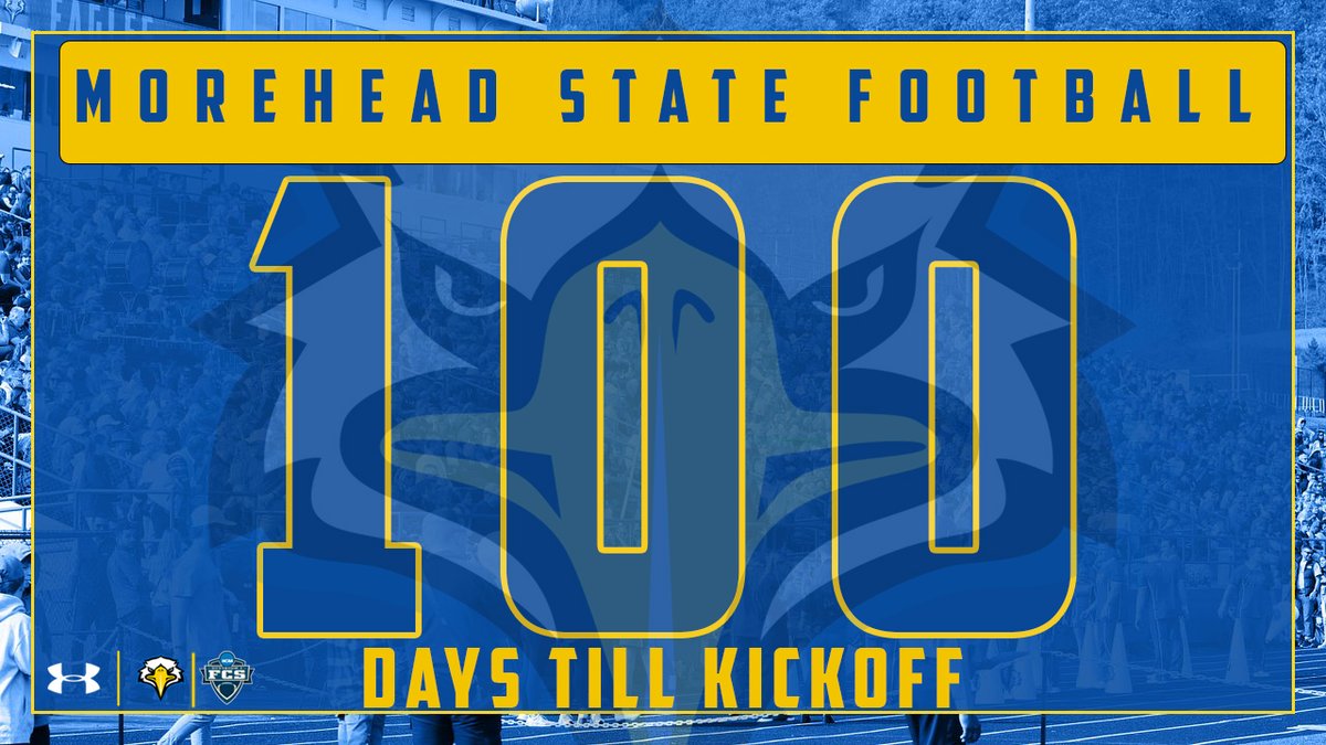 100 days out! Lets Fly #SkoEags #SoarHigher