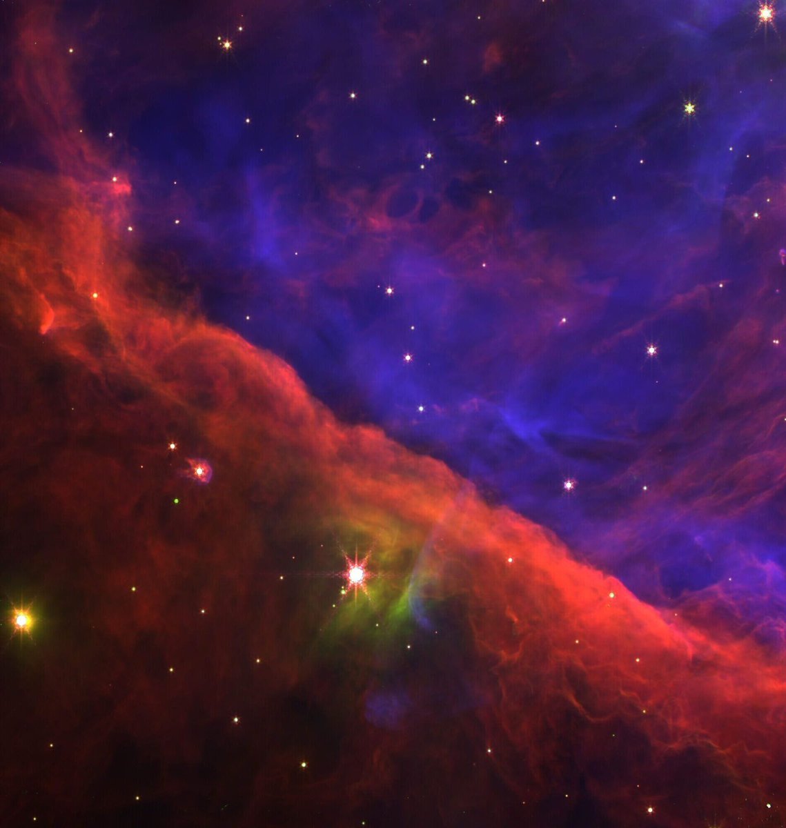 UfomanThe's tweet photo. Tour de force: Western Space researchers chart Orion Nebula like never before
Els Peeters, Jan Cami and collaborators among first scientists to use James Webb telescope for studying star formation
https://t.co/aqmtzhZ60N https://t.co/UYUoVseqmW