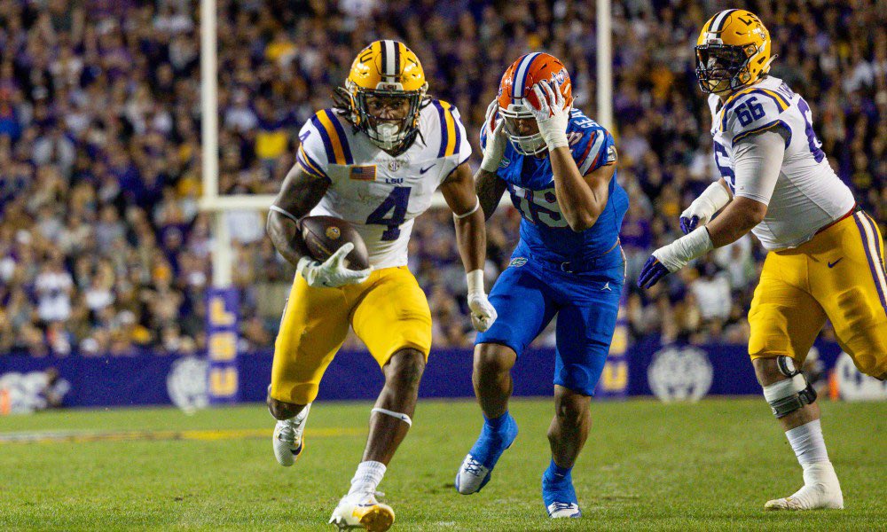 Ex-LSU running back John Emery is set to visit UCLA, sources tell @247Sports. Former five-star recruit with 1,062 career rushing yards and 16 career touchdowns. 247sports.com/college/ucla/b…