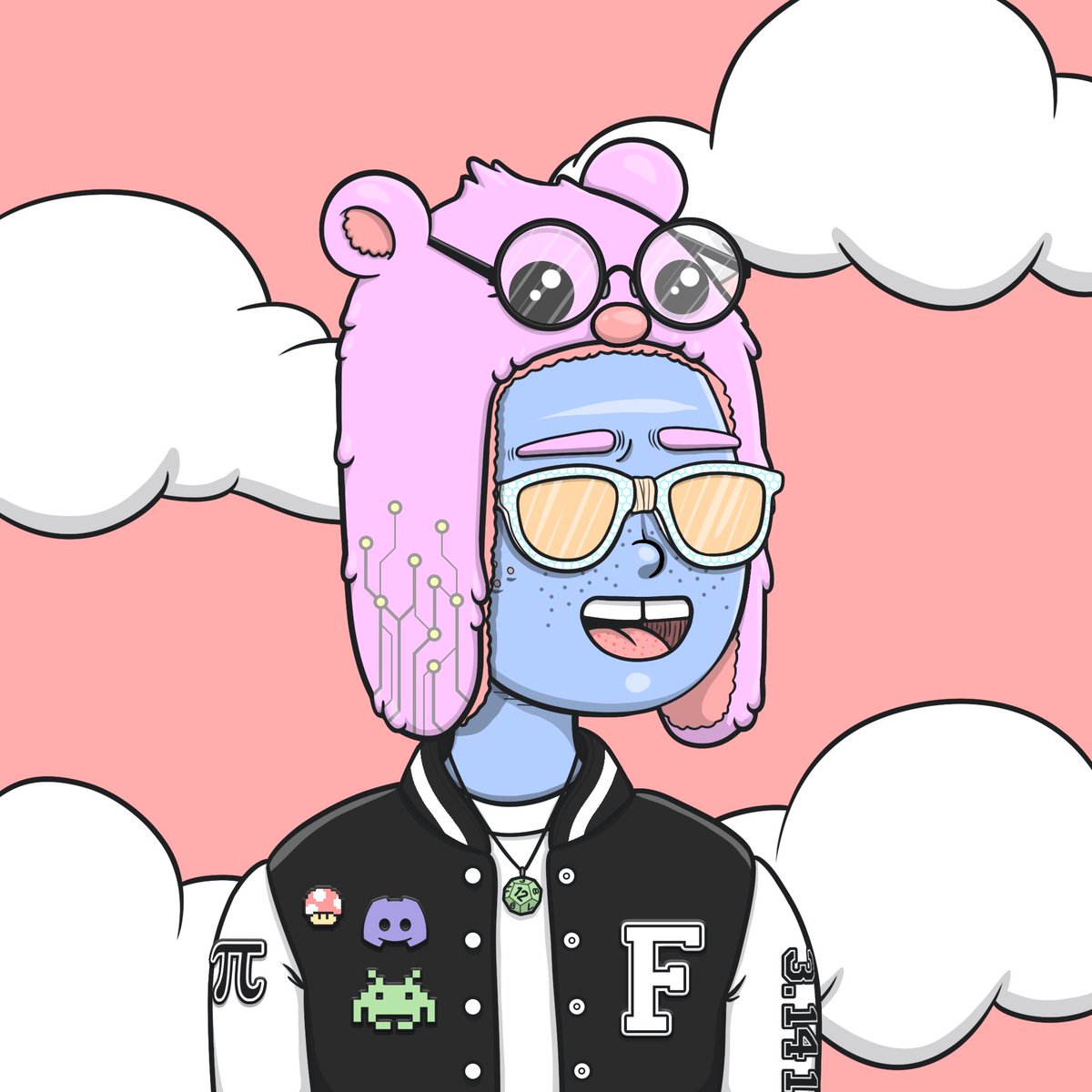 Heir_Of_Grace's tweet image. Here are both versions of my favorite @flunks_nft PFP! #LetsFlunkingGo #onFlow