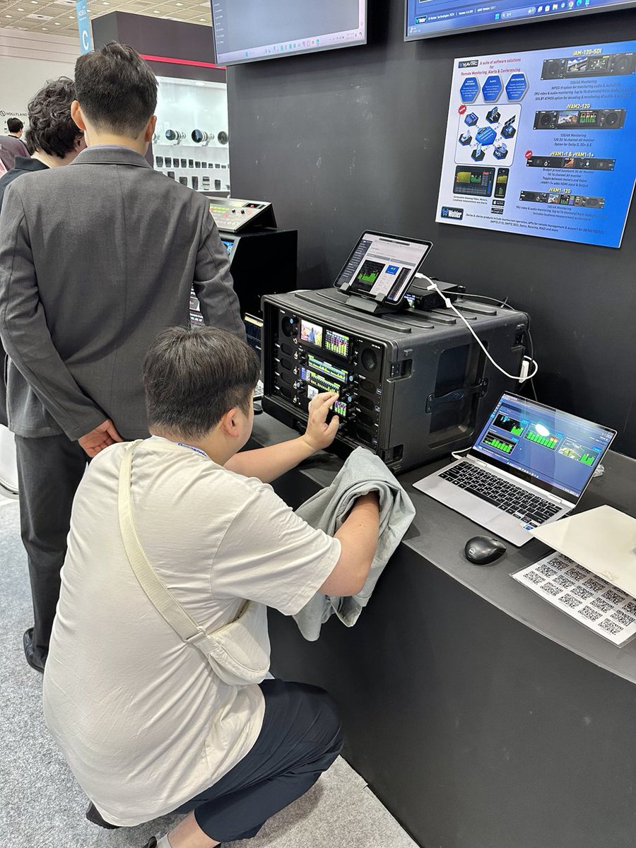 Wohler @ Koba, S. Korea

At Koba we're exhibiting a selection of our  in-rack monitors, as well as MAVRIC, our new remote monitoring, alerting  and conferencing software solution which debuted at NAB last month. Stop by and see us on the DongYang Digital booth C220.
#broadcast