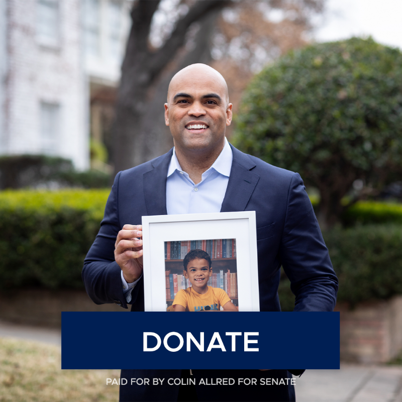 ColinAllredTX's tweet photo. Colin Allred is going to beat Ted Cruz. 🎉

Two polls just showed this race TIED, and all of the momentum is on our side. But a right-wing group just promised to pour $10 MILLION into this race to try and stop us – will you chip in right now to stop Ted Cruz from taking the lead?