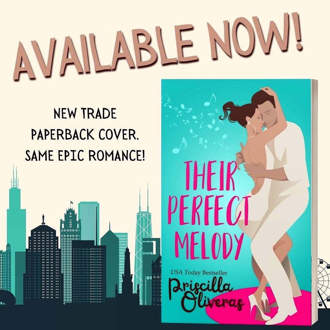 THEIR PERFECT MELODY by #tallpoppywriters @prisoliveras is out in trade paperback! Sparks fly when a victim’s advocate w/ attitude & heart butts heads w/ a by-the-book Chicago cop w/ a talent for classical guitar. Get lost in this swoony romance 2day! mybook.to/TheirPerfectMe…