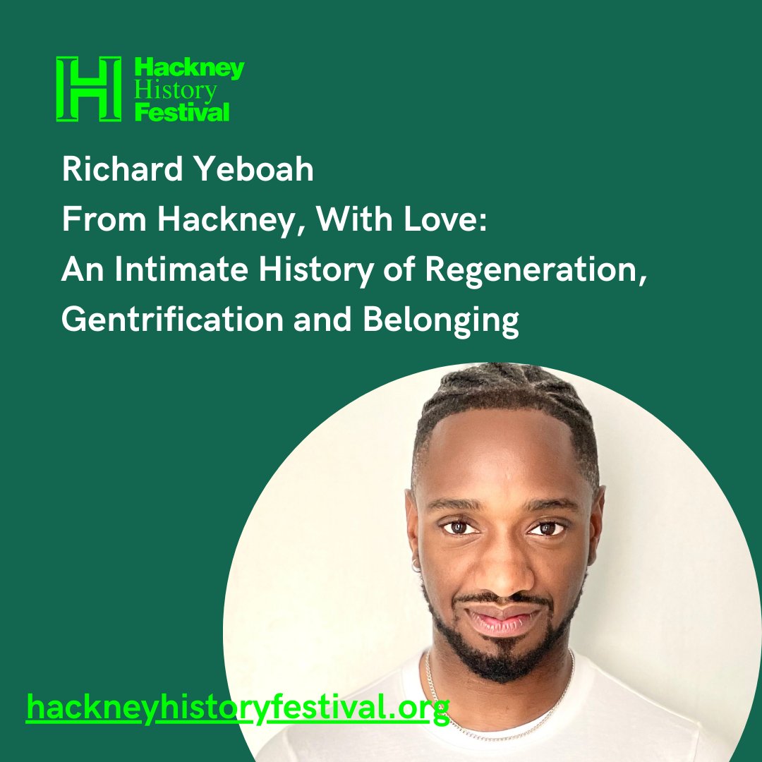 Thank you to @ricyeboah for his amazing talk From Hackney with Love: Regeneration, Gentrification & Belonging- now online here youtu.be/_JBU476Ccmk #Hackney #History