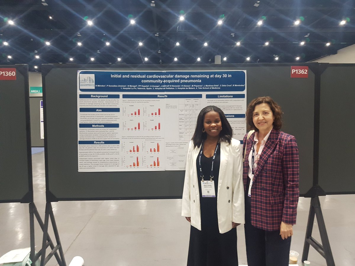 Rosario Menendez (@rosariomenend12) on Twitter photo Cardiovascular damage after pneumonia is predicted with biomarkers. The new generation is presenting the poster Dra Isabel Amara <a href="/RosarioMenend12/">Rosario Menendez</a> <a href="/SeparRespira/">SeparRespira</a> <a href="/IISLaFe/">IIS La Fe</a> #ats2024 Cardiovascular damage after pneumonia is predicted with biomarkers. The new generation is presenting the poster Dra Isabel Amara <a href="/RosarioMenend12/">Rosario Menendez</a> <a href="/SeparRespira/">SeparRespira</a> <a href="/IISLaFe/">IIS La Fe</a> #ats2024
