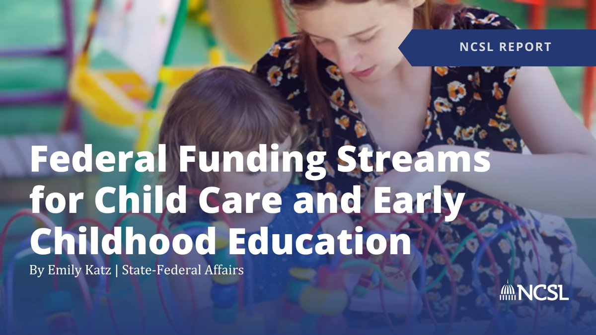 The federal government has several different approaches to providing funding for child care and early childhood, with state involvement varying significantly across programs. Learn more: bit.ly/4bi98IP