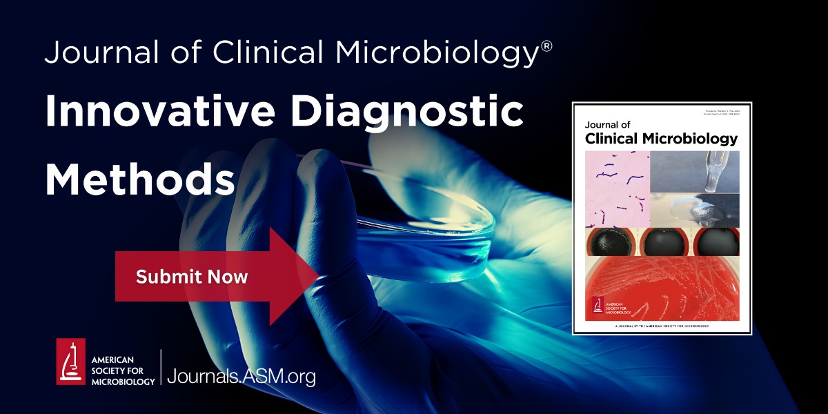 🔬Announcing @JClinMicro's newest section: Innovative Diagnostic Methods! JCM's editors invite your research introducing novel methods with promising benefits for clinical use. Find out more and submit now ➡️ asm.social/1Ss #ClinicalMicrobiology #ASMClinMicro