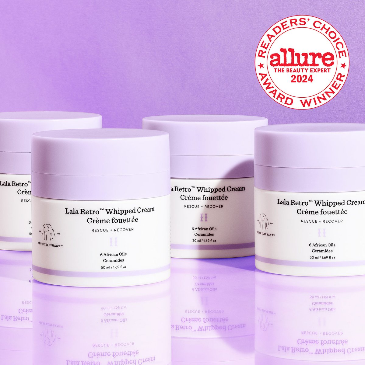 Thank you <a href="/Allure_magazine/">Allure</a> for two Readers' Choice Awards! 
 
B-Goldi for Skin Breakthrough
Lala for Clean Facial Moisturizer
 
We are feeling double the 💓!
 
Congrats to all #AllureRCA winners.