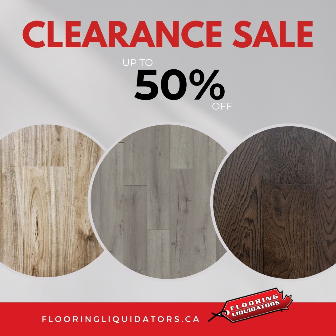 Ready, set, save! Our clearance sale is in full swing with discounts of up to 50% off. From hardwood to laminate and everything in between, now's your chance to snag your dream floors at dreamy prices. Hurry, these deals won't last long! ✨🏡