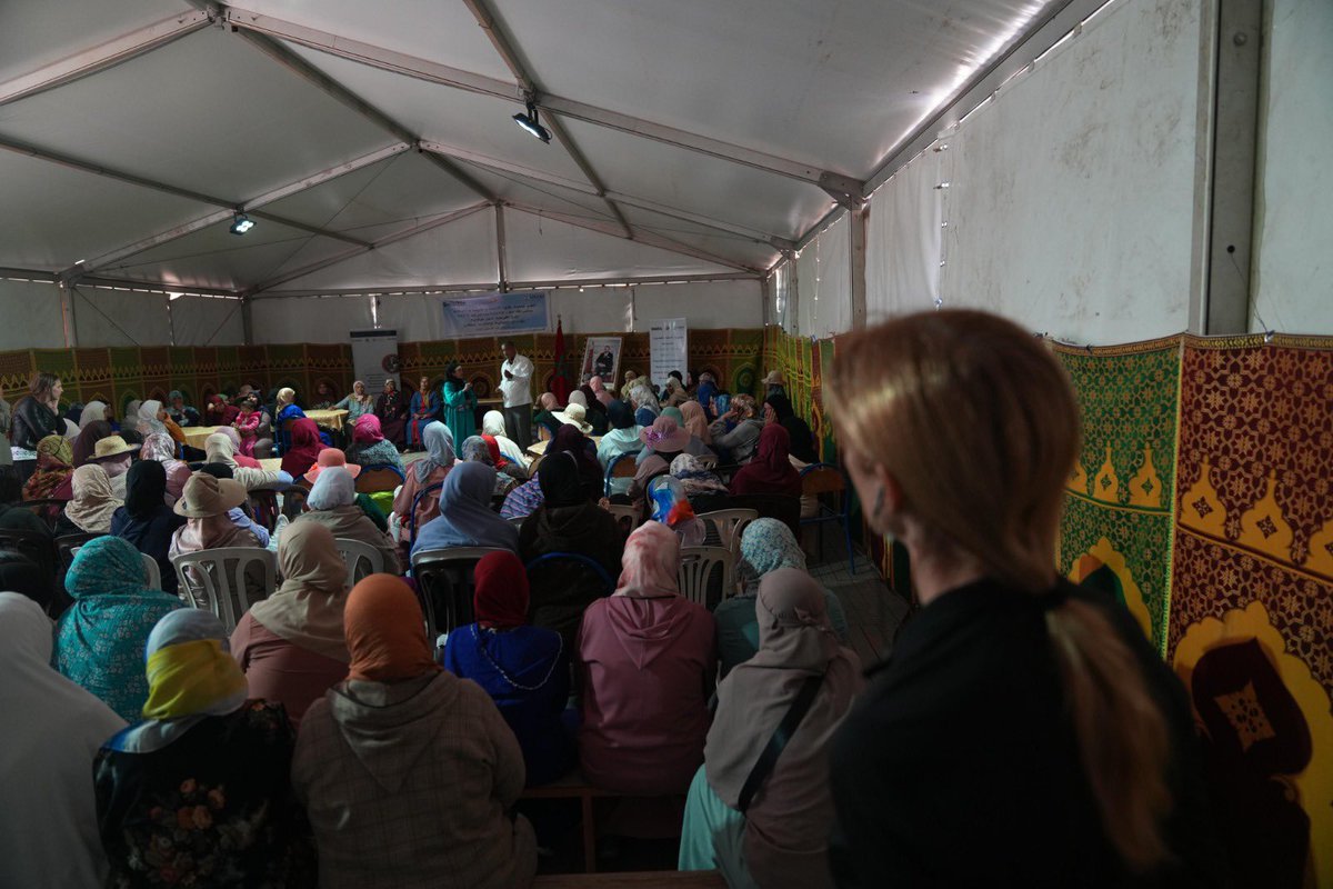 In Amizmiz, Morocco, I sat down with women who had lost family members in last year’s devastating earthquake.   Women here are coming together to support each other and help their community rebuild—a reflection of their courage and strength.