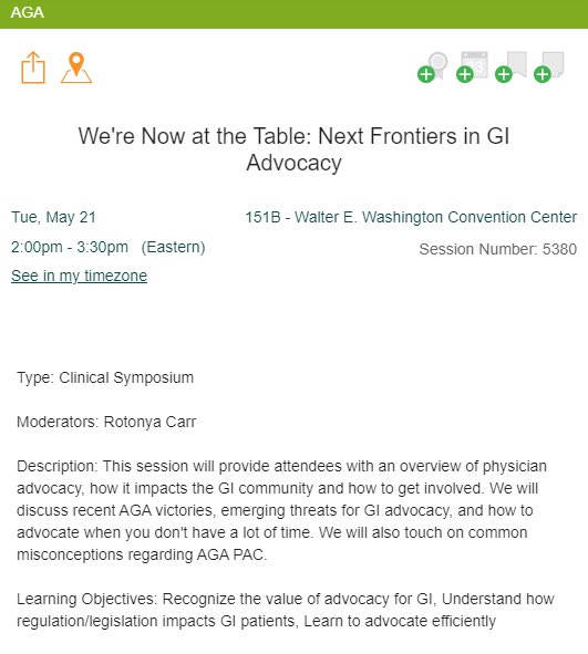 GI needs to have a seat at the table where policies are being made. Find out how to be an advocate for your patients and profession at today’s #DDW2024 advocacy session.