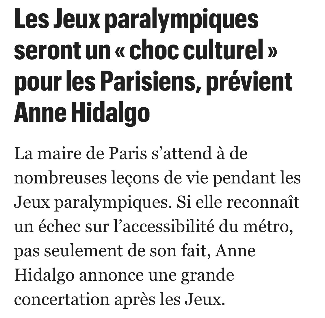 Ma leçon de vie du jour les ami•e•s : Niquez vous ✨ Choc culturel = voir des handicapé•e•s se mouvoir sans Artus à côté qui fait des Tik Tok