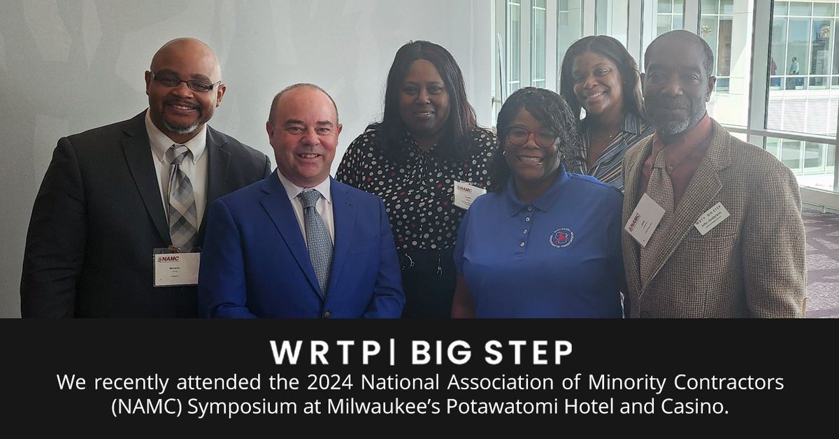 We recently attended the @namc_wi Symposium at #Milwaukee’s @paysbig, focusing on: 📈 Major project updates 🚧 Matchmaking for minority-owned firms 🏗 Fostering #collaboration in utility & #construction sectors It was a great way to drive diversity & innovation in the industry!