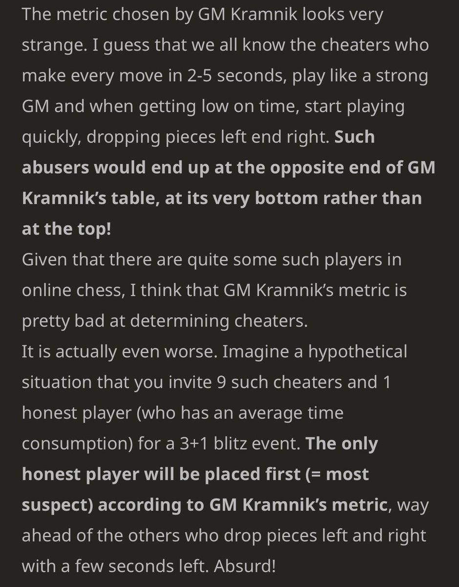 we do not, and never will, live in a world where David Navara cheats at chess

Kramnik’s scattergun approach is just embarrassing at this point and the people encouraging him (including some top players) should be ashamed