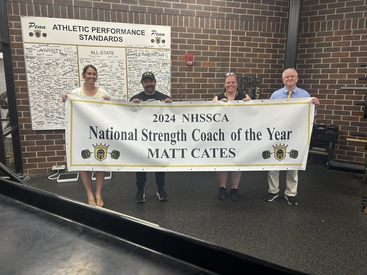 Thank you Penn Administration and Athletics for the nice surprise. It means the world to be a part of the best school system in America with the best administrators, teachers, coaches, and STUDENTS!  #PennFamily