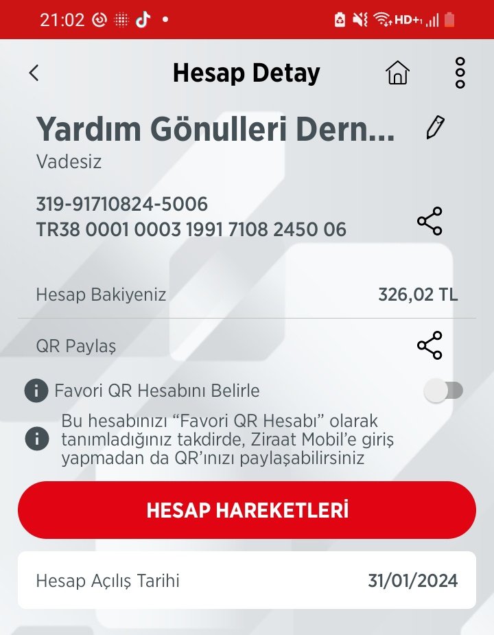 Dernek hesaplarımızın durumu Bağışlarınız çok kıymetli