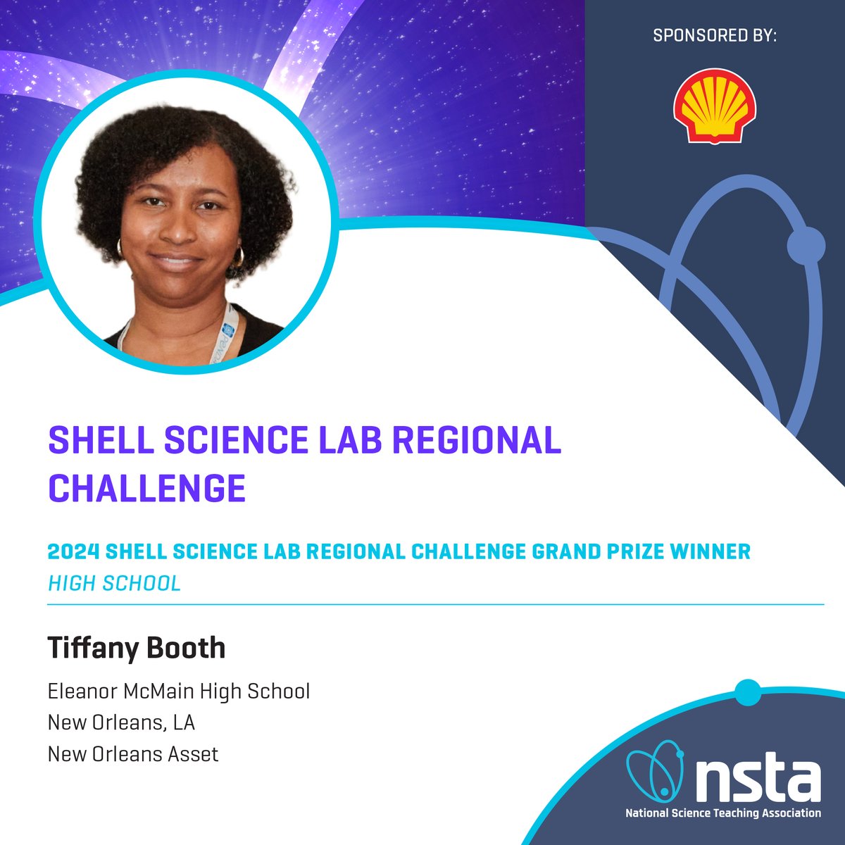 NSTA is honored to celebrate the 2024 Shell Science Lab Regional Challenge Grand Prize Winners! This award recognizes exceptional science educators for their exemplary approaches to science lab instruction utilizing limited school and laboratory resources. Congrats to all! 🎉🥳