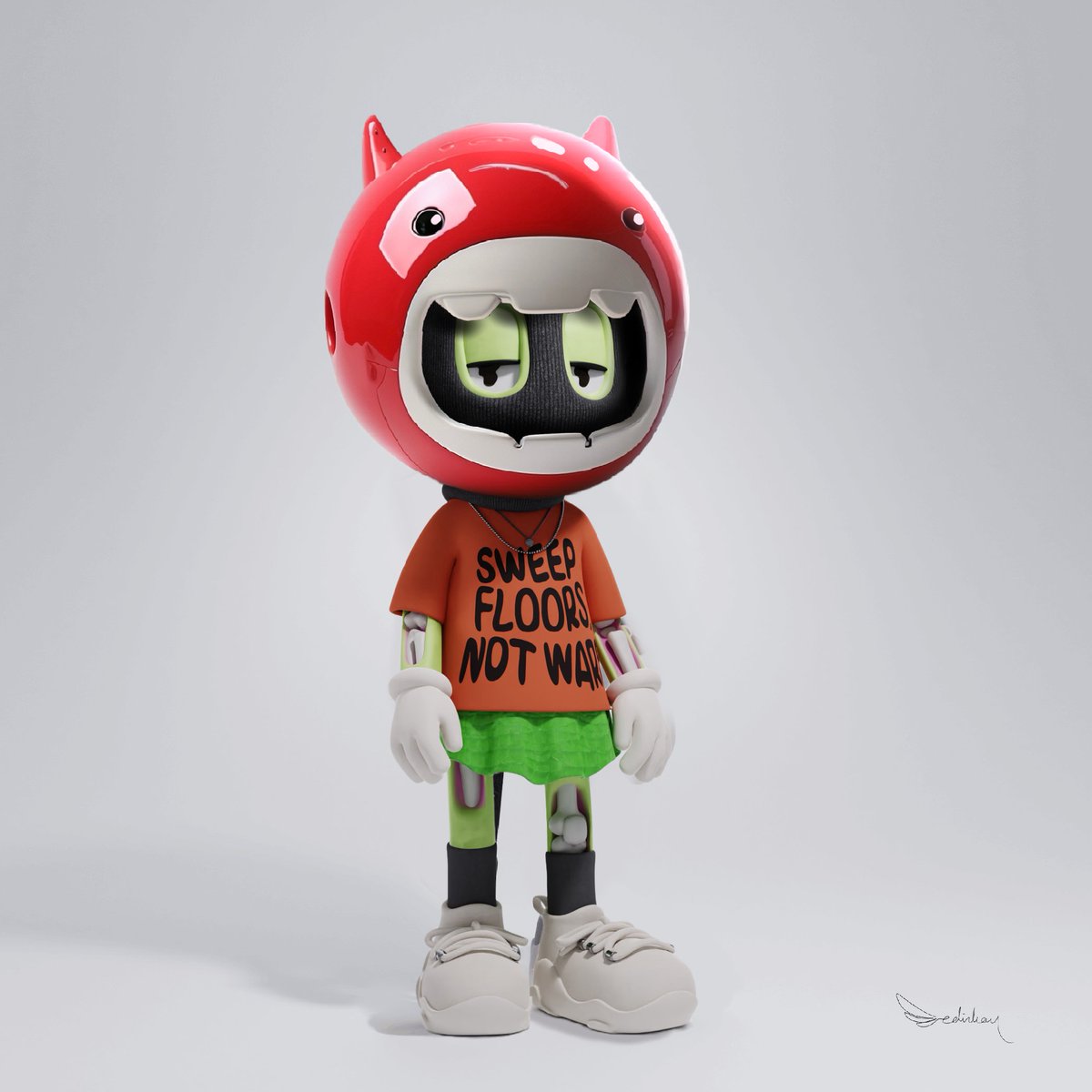 AKCB custom helmet series no:6
@akidcalledbeast
#arttoy #vinyltoys #characterdesign