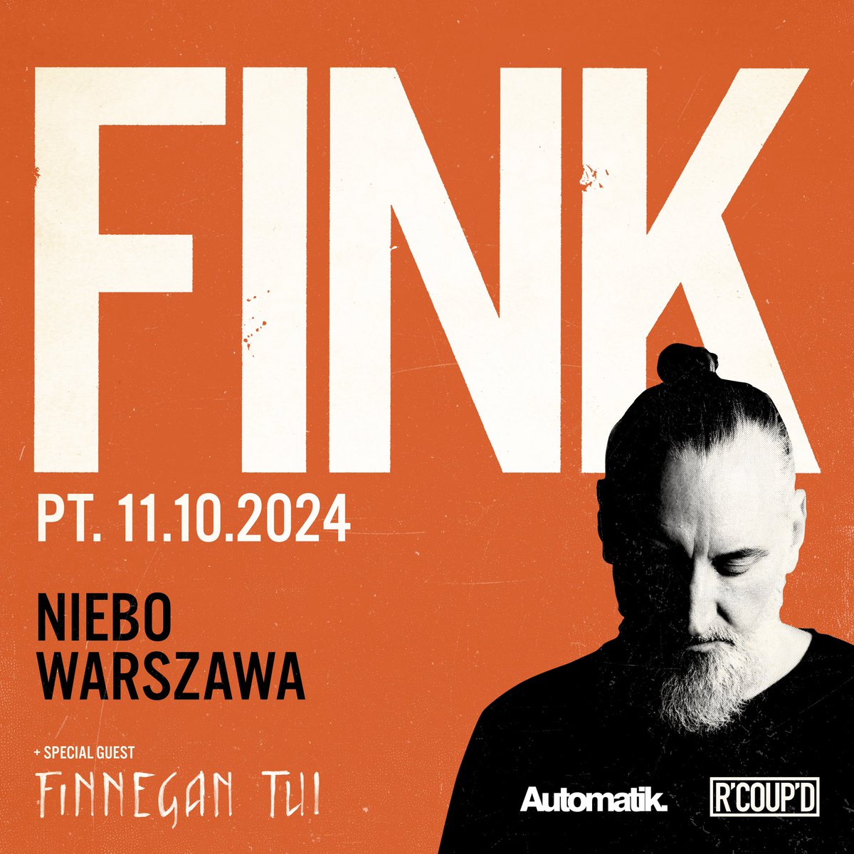 Warsaw! Just announced. For October. 

biletomat.pl/bilety/fink-wa…