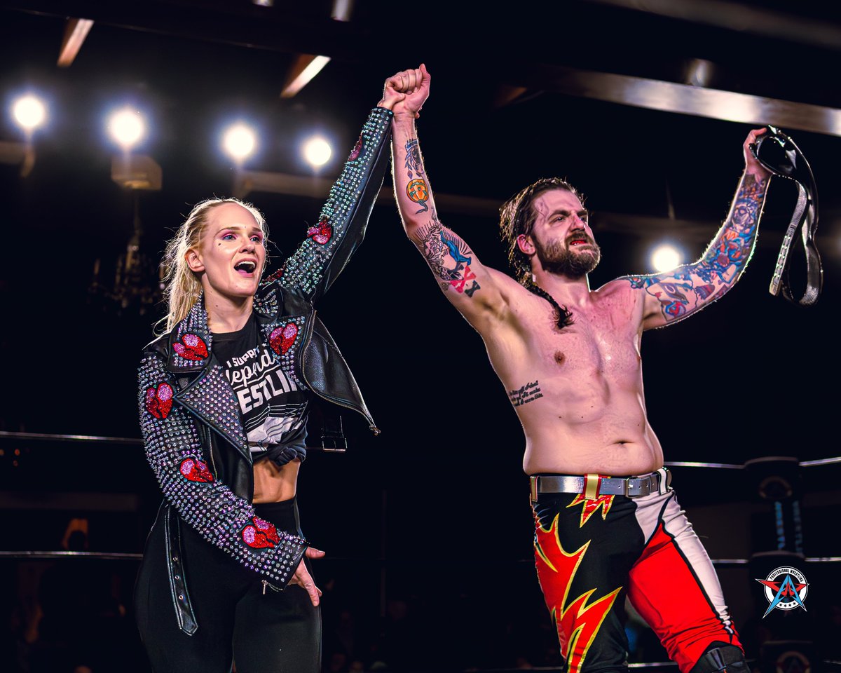 #AAWFIRE: AAW Heavyweight Championship - Davey Vega (c) vs. Mat Fitchett Ring of Fire 2 Berwyn Eagles Club April 20th 2024 Presented by: @BerwynFire506 📺: @HighspotsWN 📸: @KarlAlanMedia 👤: @SPTFREVega / #MatFitchett