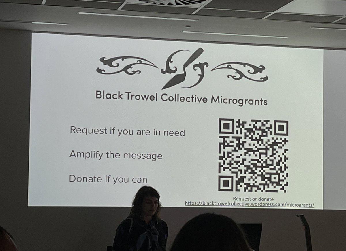 Material Worlds Research Centre (@materialworldrc) on Twitter photo We followed up day one with a super interesting and anarchical talk from @clmorgan 🗣️ Sharing with us their own ideas of what archaeologists can do, we heard fascinating approaches to worldmaking and worldbuilding 🏗️Thanks again Colleen! <a href="/BlackTrowel/">Black Trowel Collective</a> We followed up day one with a super interesting and anarchical talk from @clmorgan 🗣️ Sharing with us their own ideas of what archaeologists can do, we heard fascinating approaches to worldmaking and worldbuilding 🏗️Thanks again Colleen! <a href="/BlackTrowel/">Black Trowel Collective</a>