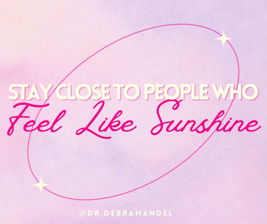This Mental Health Awareness Month, and every month, stay close to people who feel like sunshine. 

They make you feel warm & happy, loved & healthy, radiant & safe.

#relationshiphelp #friendshipreels #mentalhealthawarenessmonth #RevampYourRelationship #innerchildhealing