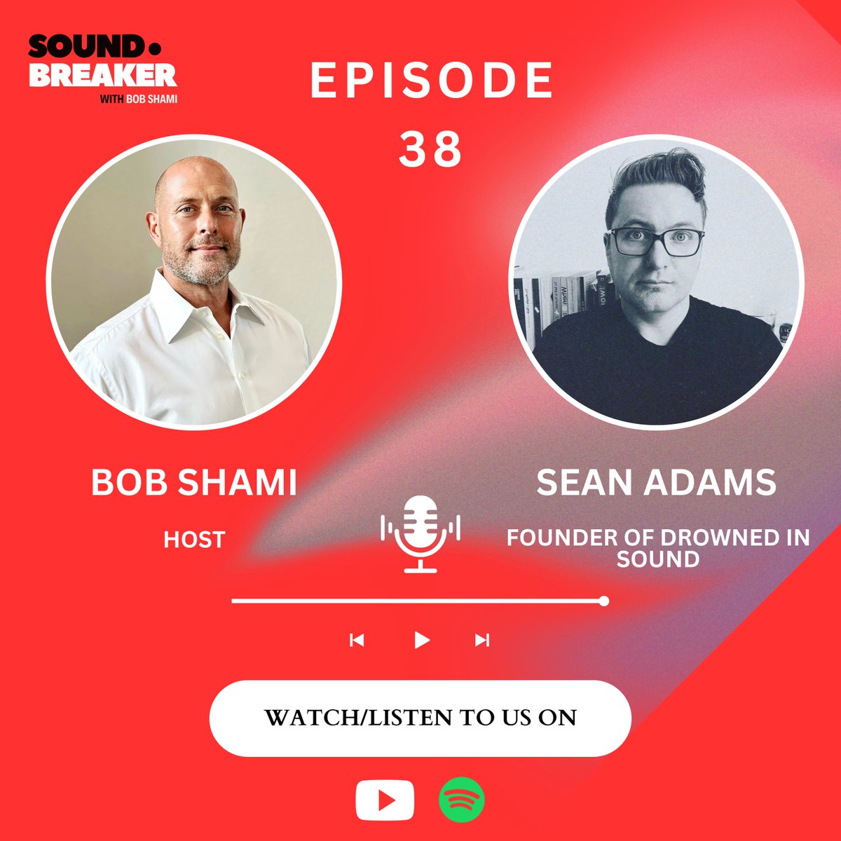 soundbreakerpod's tweet image. 🎧 Coming Soon 🎉

Get ready for our new podcast where Sean Adams, founder of Drowned in Sound, shares his incredible journey in the music industry and beyond. Stay tuned for inspiring stories and insights!

#PodcastComingSoon #MusicIndustry #SeanAdams