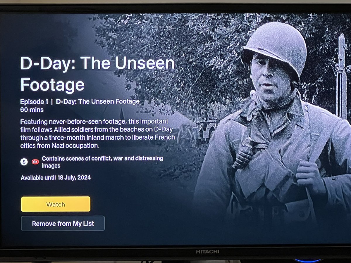 Catching up on D-Day programming for #DDay80… will it really be Unseen on @channel5_tv 🤔
