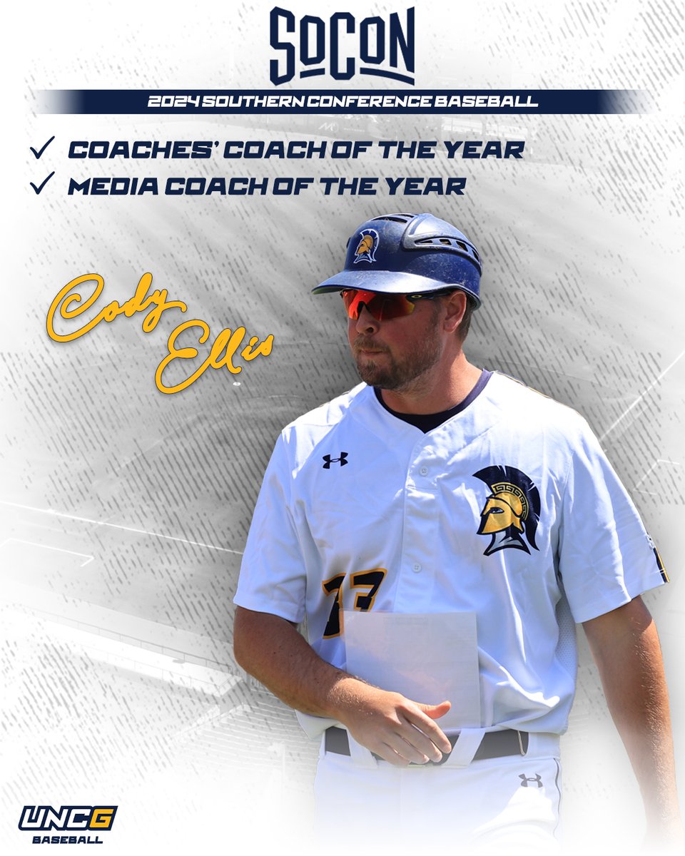 Interim Head Coach Cody Ellis is the 2024 Coaches' & Media Coach of the Year #letsgoG