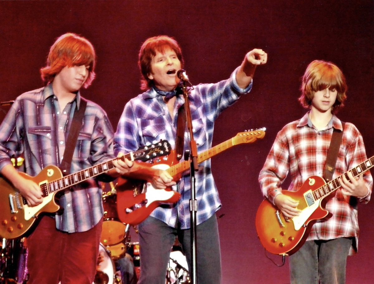 Throwback of John, Shane and Tyler playin’ in a travelin’ family band! The Celebration Tour starts in less than two weeks. Get ready to have some fun with us all summer! Tickets are available now at JohnFogerty.com/tour