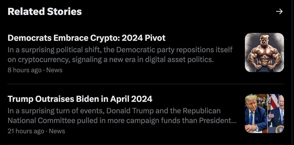 If you donate your crypto to the @realDonaldTrump campaign, you are just pumping your bags. If you donate your crypto to @JoeBiden campaign, you are supporting a serial rug puller. Choose Your Destiny!