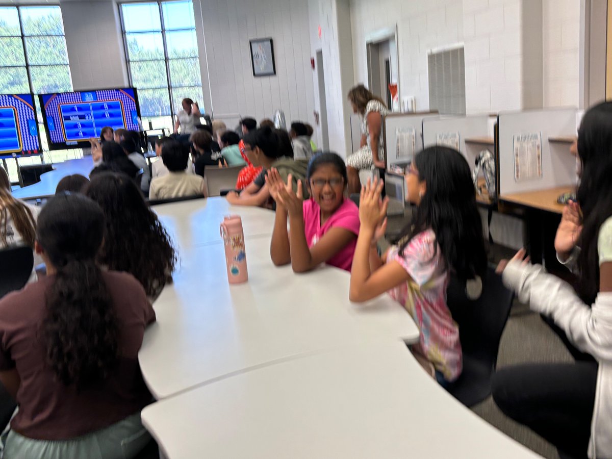 Our 6th grade Math teachers took probability to whole new level! Look at our @PGMSGrizzlies kiddos playing their own family feud game!