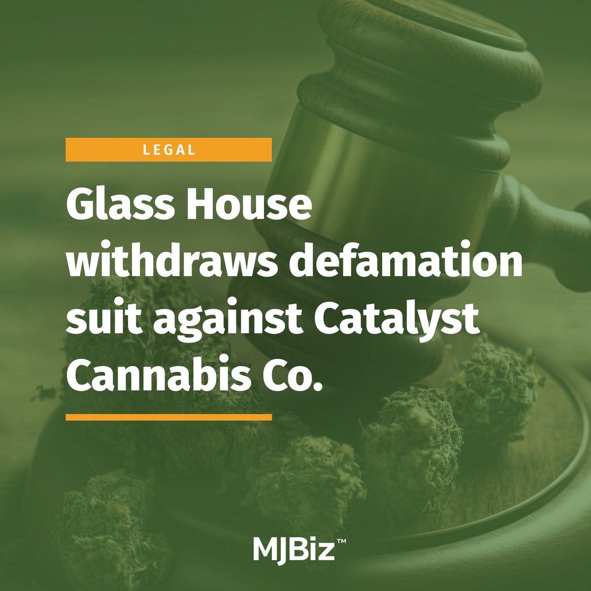 #California #cannabis producer and retailer Glass House Brands has withdrawn its defamation lawsuit against Catalyst Cannabis Co. Full story: bit.ly/3wLCL6g (Photo by AkuAku/stock.adobe.com)