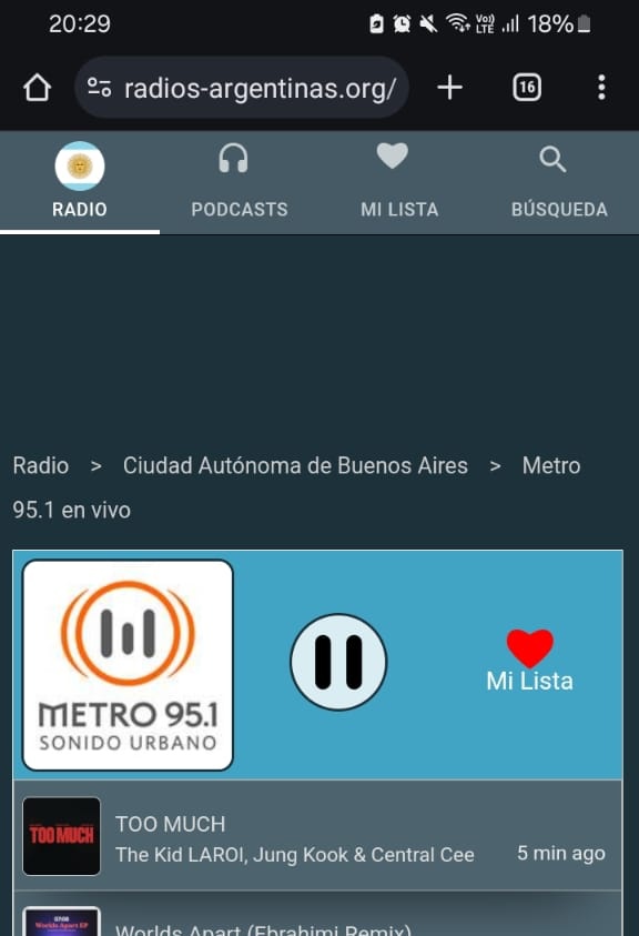 Qué bella compañía @Metro951, tomando unos mates y escuchando las novedades tech en Plug In con Emi 🙌🏻💕
Mientras suenan temazos, #TooMuch por ej 😉