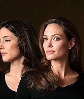 #AngelinaJolie  2011 #ITLOBAH
Photographed by Bruce Gilbert, alongside actress Zana Marjanovic, for 'The Boston Globe'.