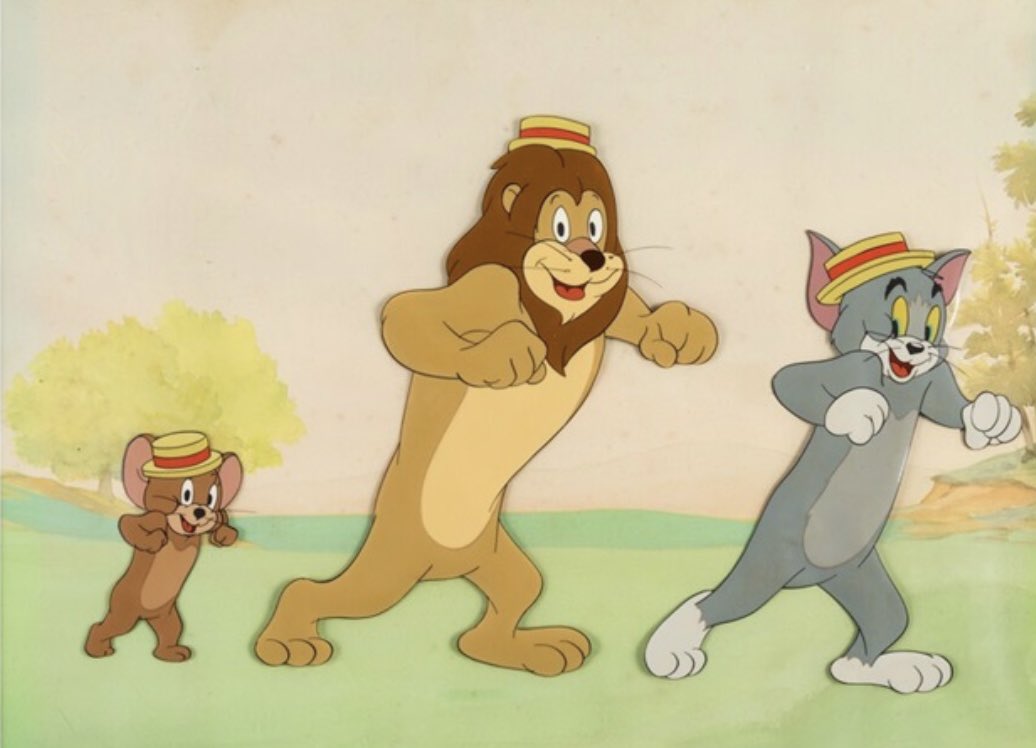 #tomandjerry A publicity cel with the duo and Leo 😁👌👍