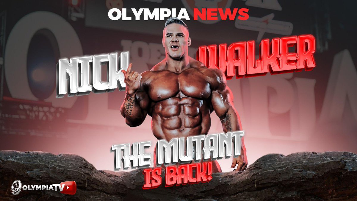 OLYMPIA TV NEWS
Nick Walker is now two time NY Pro Champion.
Watch now on the Olympia TV You Tube Channel
youtube.com/olympiatv  #mrolympia #olympiatv #ifbbnypro #ifbbproleague