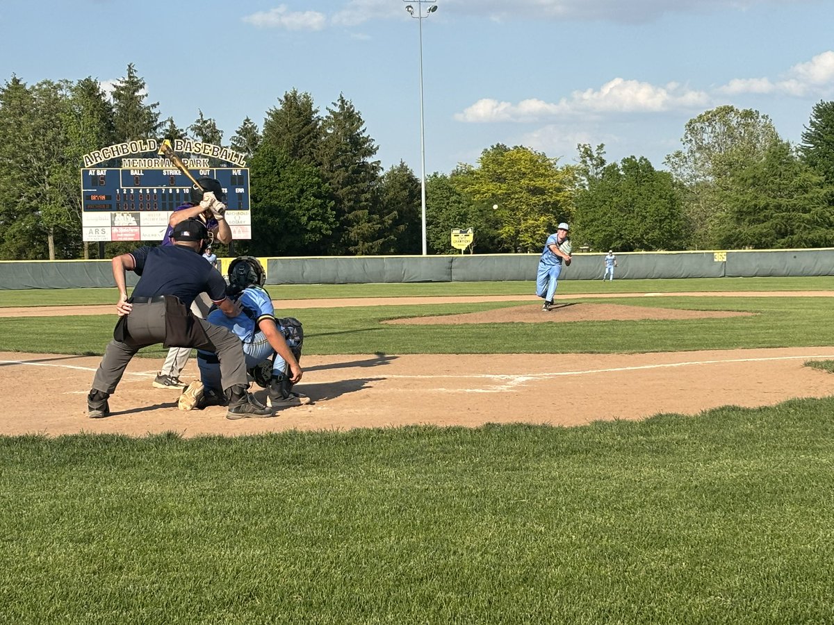 With that pitch <a href="/JaydenSeiler/">Jayden Seiler</a> sets another Archbold school record of Most Game Appearances on the mound at 44. 

Congrats my guy. 🎉