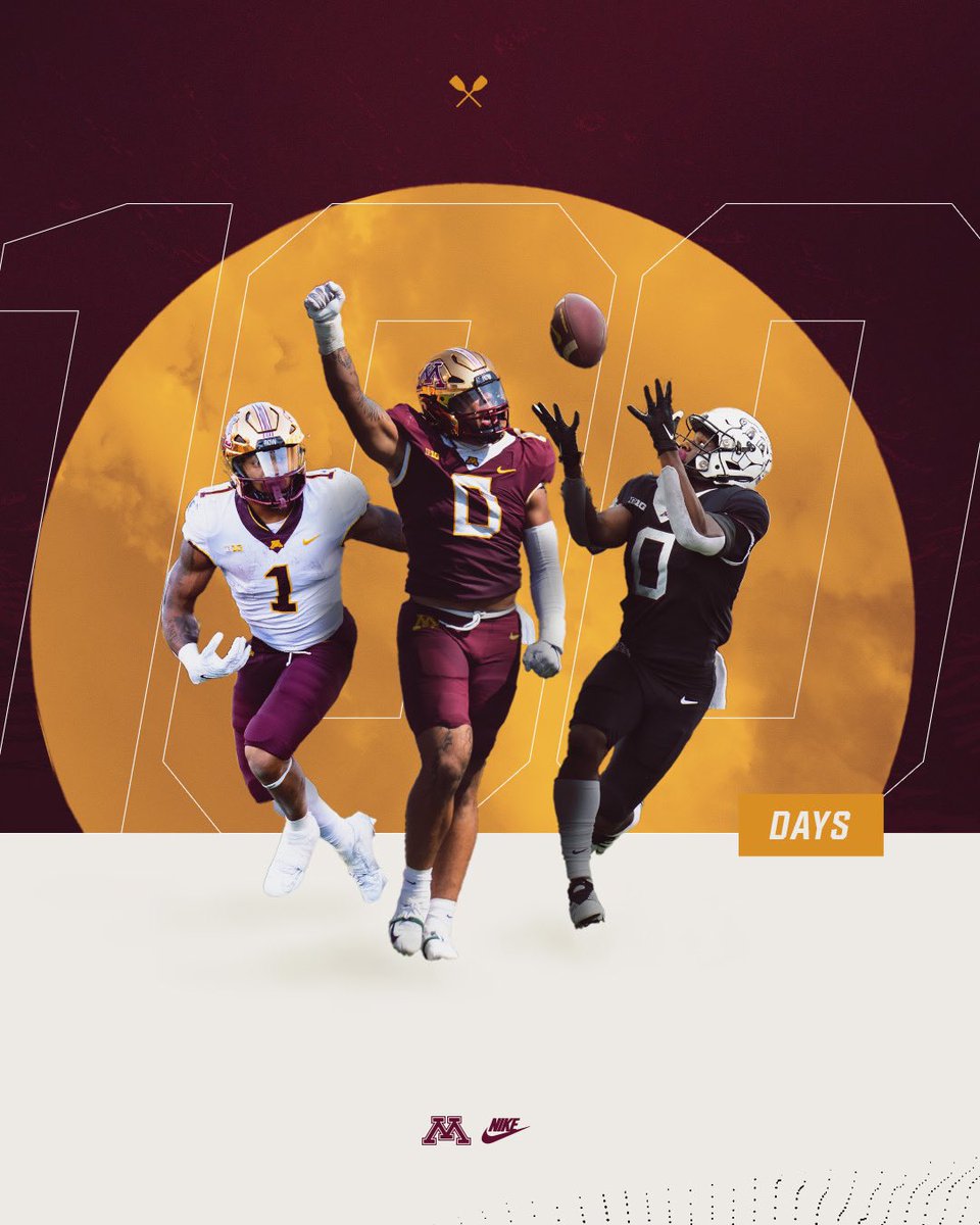 We play football in 100 days🏈 #RTB #SkiUMah #Gophers