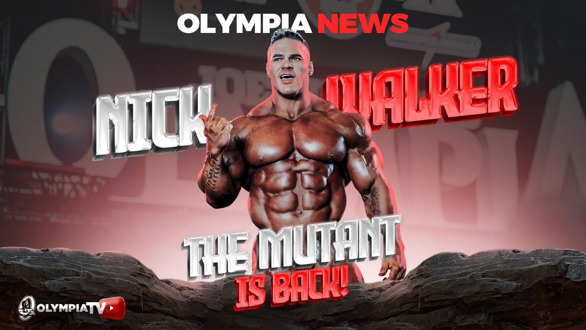 OLYMPIA TV NEWS Nick Walker is now two time NY Pro Champion. Watch now on the Olympia TV You Tube Channel youtube.com/olympiatv #mrolympia #olympiatv #ifbbnypro #ifbbproleague