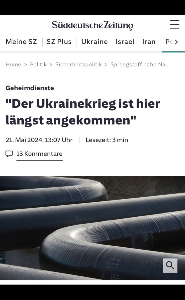 🚨ALERT🚨 Suddeutsche Zeitung @SZ reports that a cache of explosives & detonators was found *deliberately buried* just hundreds of meters from a section of the #NATO oil/refined products pipeline network southwest of Heidelberg, Germany. Investigators have not attributed the