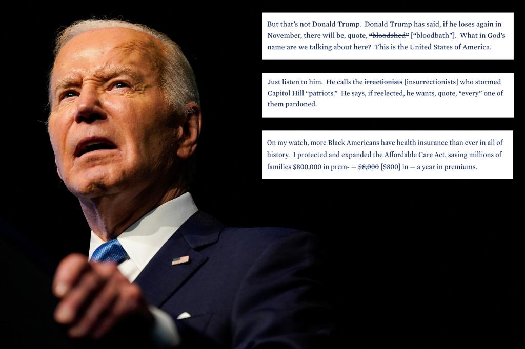 White House makes nine brutal corrections to Biden NAACP Detroit speech trib.al/lzOuZfr