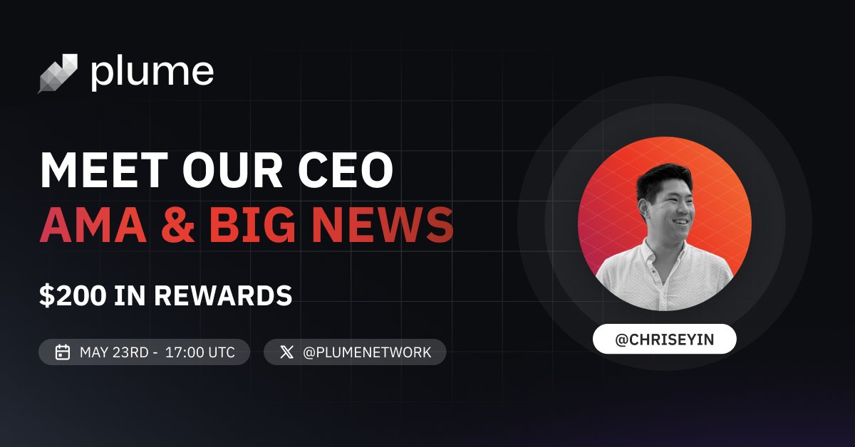 Our chief goon @chriseyin has some major alpha to drop in this AMA session, don’t miss out!

🎁 Join in and get a chance to win from a $200 rewards pool!

🗓️ May 23rd
⏰ 17:00 UTC
🔗 link3.to/e/Y4HOPf