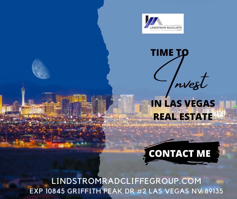 Time to invest in Las Vegas Real Estate~
Call me.
LindstromRadcliffeGroup.com
#LindstromRadcliffeGroup #LasVegasRealtor #HendersonRealtor #ExpRealty #BuyAndSellWithUs #Realtor #RealEstateGoals #LuxuryHomesForSale #VARealtor #VeteranLedBusiness