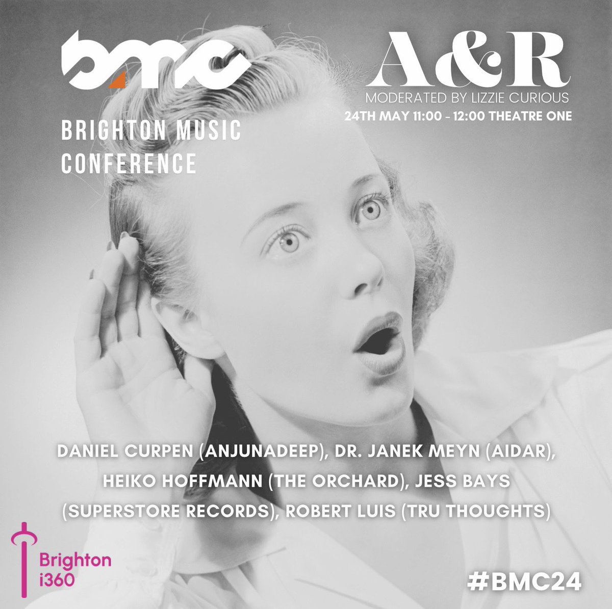 Excited to be moderating the A&amp;R panel at <a href="/BrightonMusicCo/">Brighton Music Conference</a> this Friday!!